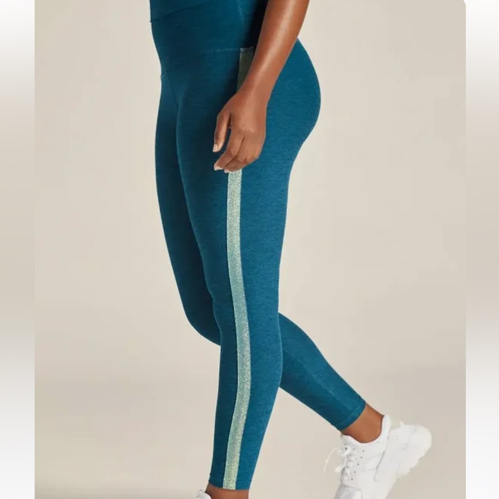 Nwot Beyond Yoga Spacedye Shine On High Waisted Leggings